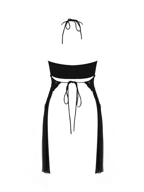 Top Assisi in georgette intrecciata effetto crochet PINKO | 106958 A3CKZ99